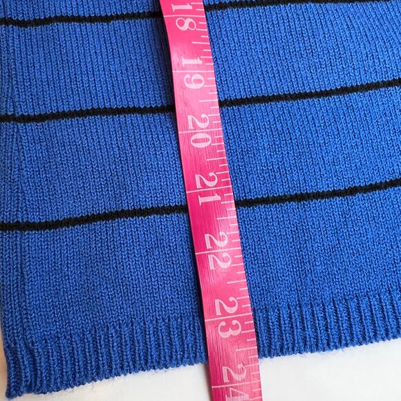 Vintage Vivanti Button Cardigan Sweater Plus Sz 14 Colorful Stripe Crewneck USA - Picture 11 of 11